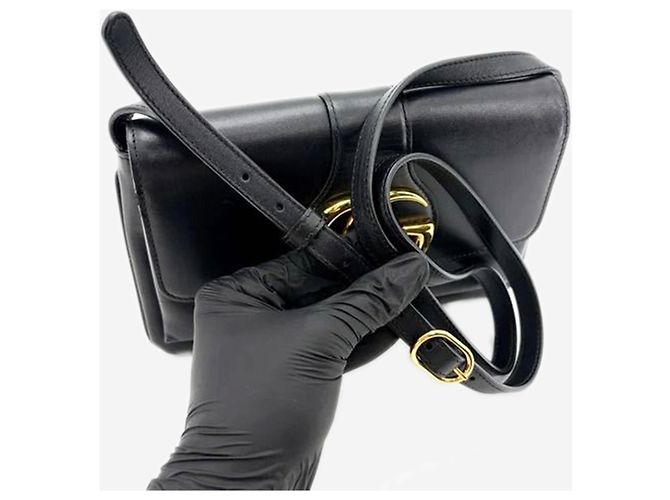 Gucci Borsa a tracolla Arli in pelle nera Nero - vista 11