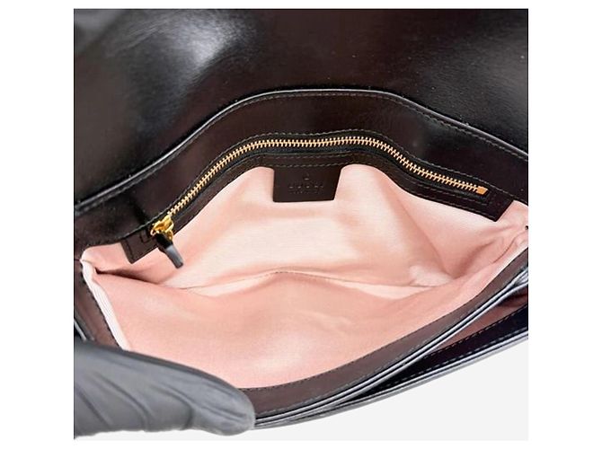 Gucci Borsa a tracolla Arli in pelle nera Nero - vista 13