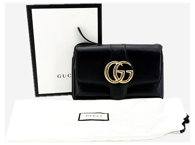 Gucci Borsa a tracolla Arli in pelle nera Nero - vista 2