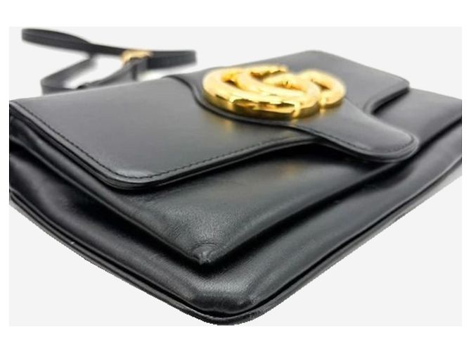 Gucci Borsa a tracolla Arli in pelle nera Nero - vista 6