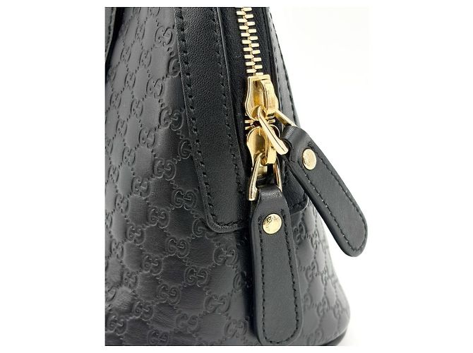 Bolsa Dome Micro Guccissima preta Preto - vista 11