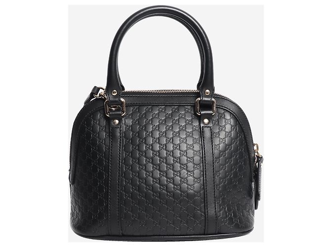 Bolsa Dome Micro Guccissima preta Preto - vista 3
