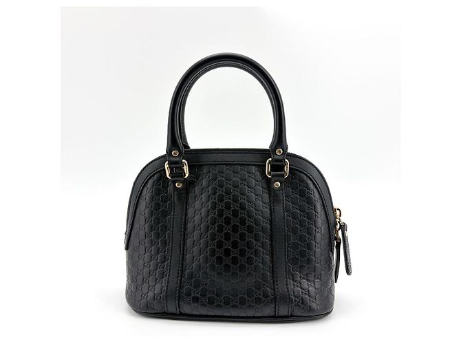 Bolsa Dome Micro Guccissima preta Preto - vista 7