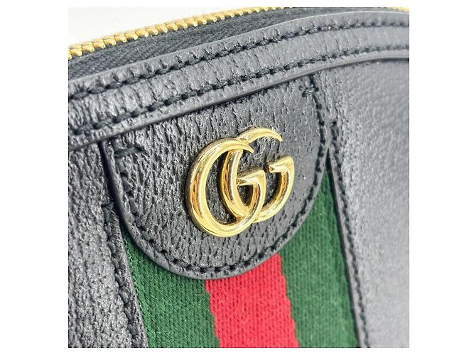 Gucci Sac à bandoulière GG Ophidia noir - vue 9