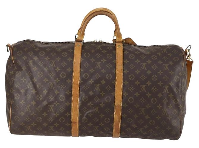 LOUIS VUITTON Monogram Keepall Bandouliere 60 Boston Bag M41412 LV - vista 2