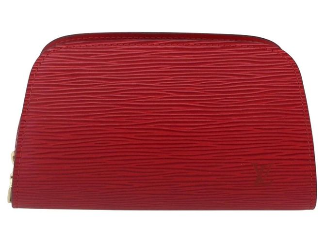 LOUIS VUITTON Epi Dauphine PM Pouch Castilian Red M48447 LV - vista 14