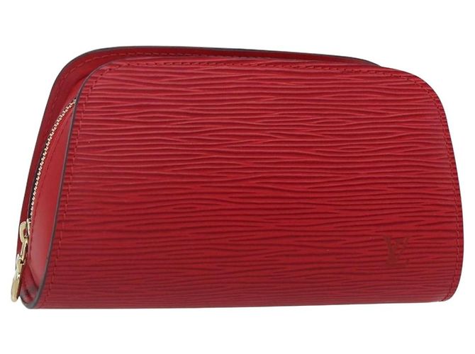 LOUIS VUITTON Epi Dauphine PM Pouch Castilian Red M48447 LV - vista 2