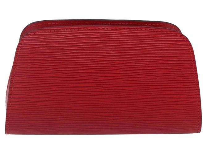 LOUIS VUITTON Epi Dauphine PM Pouch Castilian Red M48447 LV - vista 3