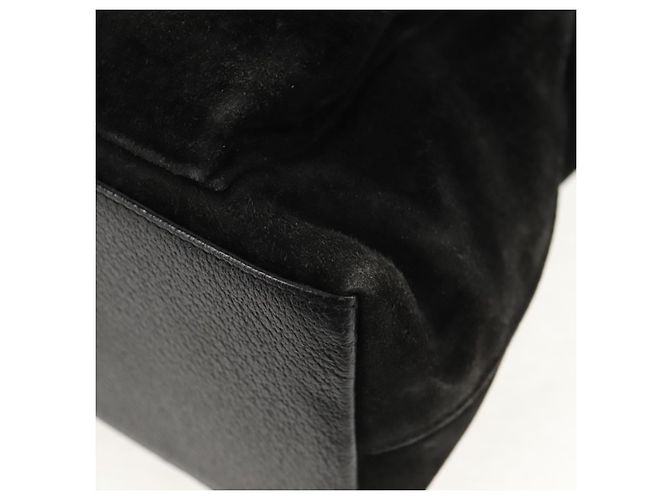 GUCCI Bamboo Hand Bag Suede 2way Black 002 2058 0508 0 - vista 16