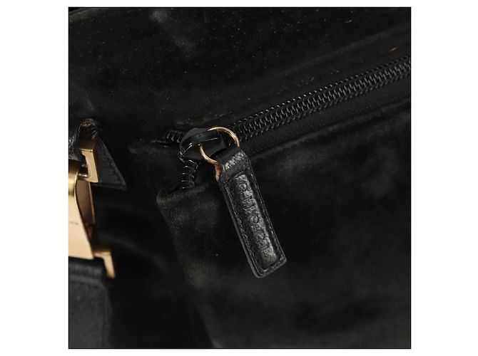 GUCCI Bamboo Hand Bag Suede 2way Black 002 2058 0508 0 - vista 19