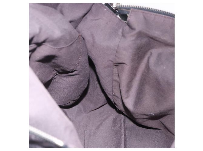 FENDI Zucchino Canvas Tote Bag Black Silver - vista 22