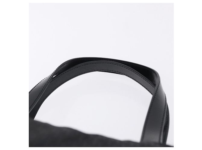 FENDI Zucchino Canvas Tote Bag Black Silver - vista 5