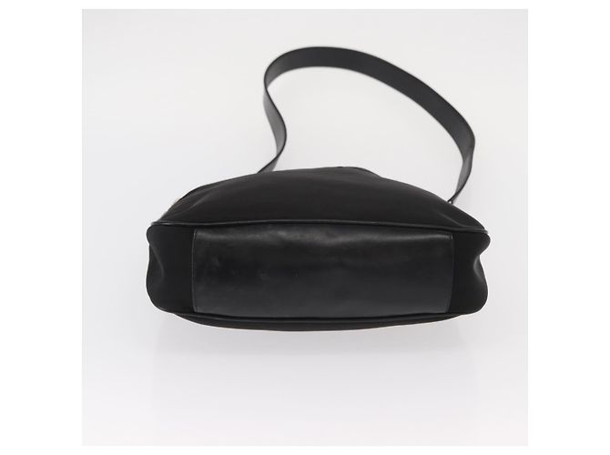 GUCCI Bamboo Shoulder Bag Nylon 2way Black Silver 001 1638 - vista 11