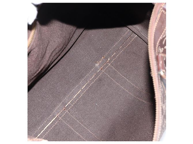 Céline CELINE C Sulky Boston Bag Canvas Brown - vue 12