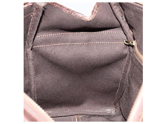 Céline CELINE C Sulky Boston Bag Canvas Brown - vue 19