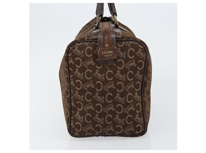 Céline CELINE C Sulky Boston Bag Canvas Brown - vue 3