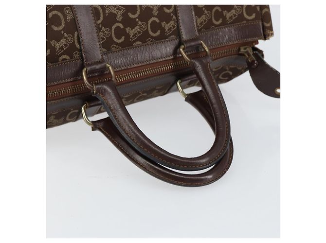 Céline CELINE C Sulky Boston Bag Canvas Brown - vue 7