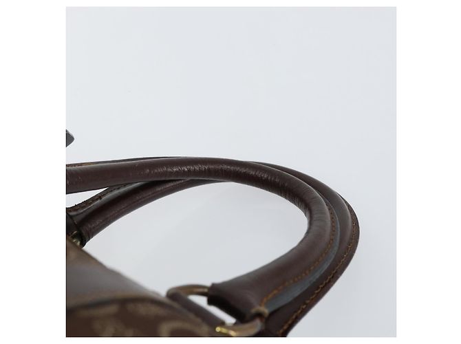 Céline CELINE C Sulky Boston Bag Canvas Brown - vue 8