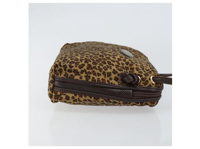 BOTTEGA VENETA Shoulder Bag Nylon Brown - vista 3