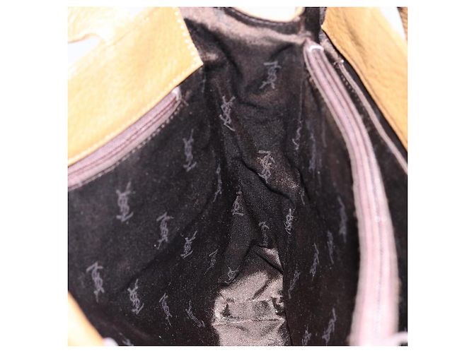 Autre Marque SAINT LAURENT Handtasche Leder Braun - Ansicht 19