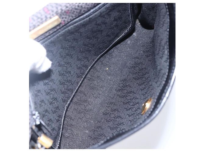 Autre Marque SAINT LAURENT Shoulder Bag PVC Leather Black Gold - vista 11