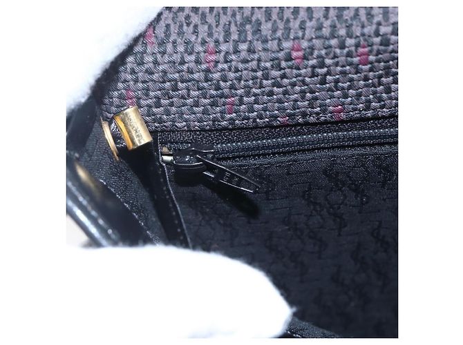 Autre Marque SAINT LAURENT Shoulder Bag PVC Leather Black Gold - vista 18