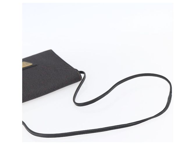 Autre Marque SAINT LAURENT Shoulder Bag PVC Leather Black Gold - vista 7