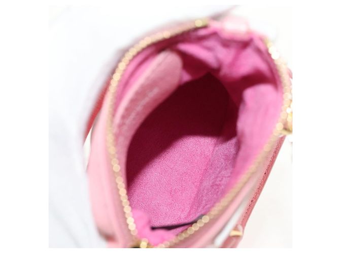 Maison Martin Margiela Maison Margiela Chain Shoulder Pouch 5AC Baby Leather 2way Pink - vista 10