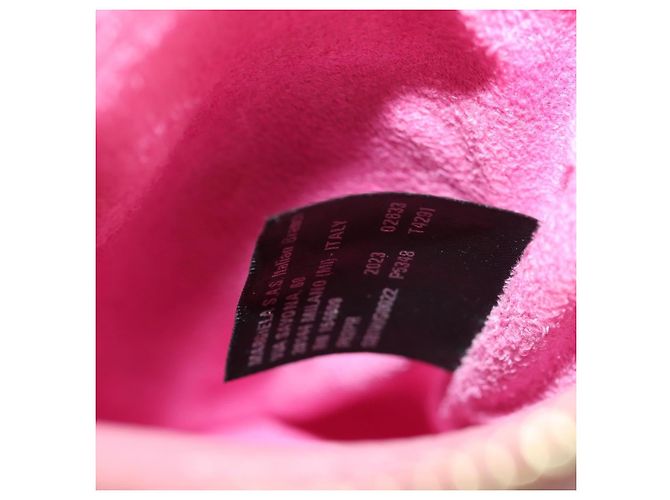 Maison Martin Margiela Maison Margiela Chain Shoulder Pouch 5AC Baby Leather 2way Pink - vista 11