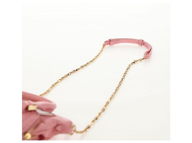 Maison Martin Margiela Maison Margiela Chain Shoulder Pouch 5AC Baby Leather 2way Pink - vista 14