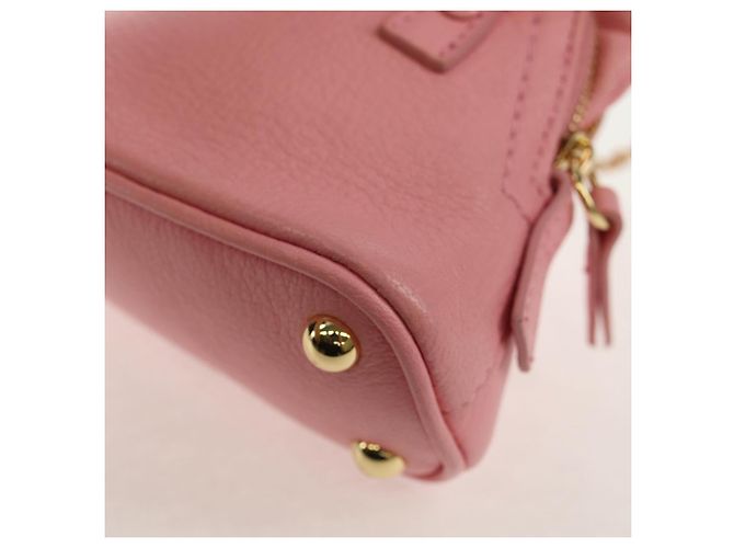 Maison Martin Margiela Maison Margiela Chain Shoulder Pouch 5AC Baby Leather 2way Pink - vista 16