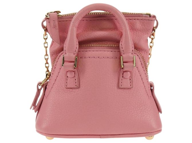 Maison Martin Margiela Maison Margiela Chain Shoulder Pouch 5AC Baby Leather 2way Pink - vista 2