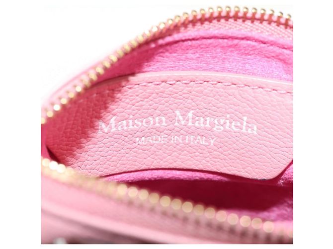 Maison Martin Margiela Maison Margiela Chain Shoulder Pouch 5AC Baby Leather 2way Pink - vista 21