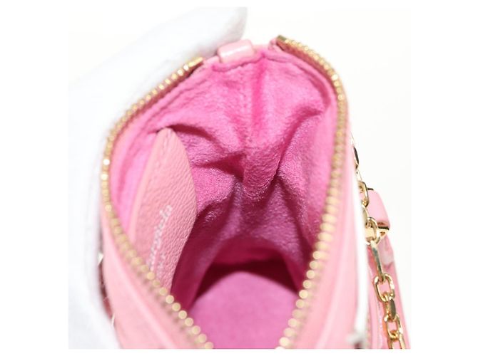 Maison Martin Margiela Maison Margiela Chain Shoulder Pouch 5AC Baby Leather 2way Pink - vista 22