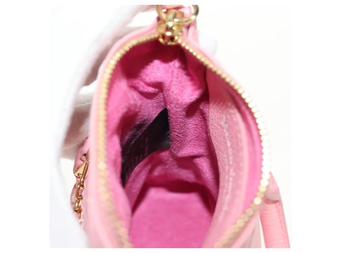 Maison Martin Margiela Maison Margiela Chain Shoulder Pouch 5AC Baby Leather 2way Pink - vista 23