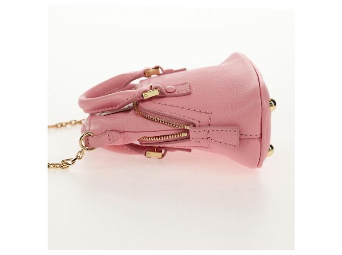 Maison Martin Margiela Maison Margiela Chain Shoulder Pouch 5AC Baby Leather 2way Pink - vista 3
