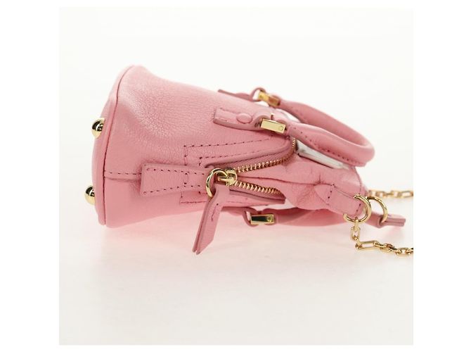 Maison Martin Margiela Maison Margiela Chain Shoulder Pouch 5AC Baby Leather 2way Pink - vista 4