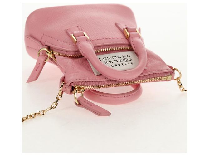 Maison Martin Margiela Maison Margiela Chain Shoulder Pouch 5AC Baby Leather 2way Pink - vista 6