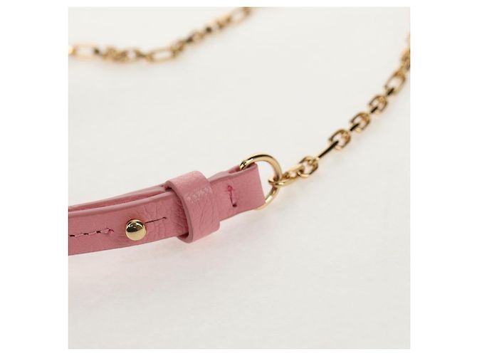 Maison Martin Margiela Maison Margiela Chain Shoulder Pouch 5AC Baby Leather 2way Pink - vista 9