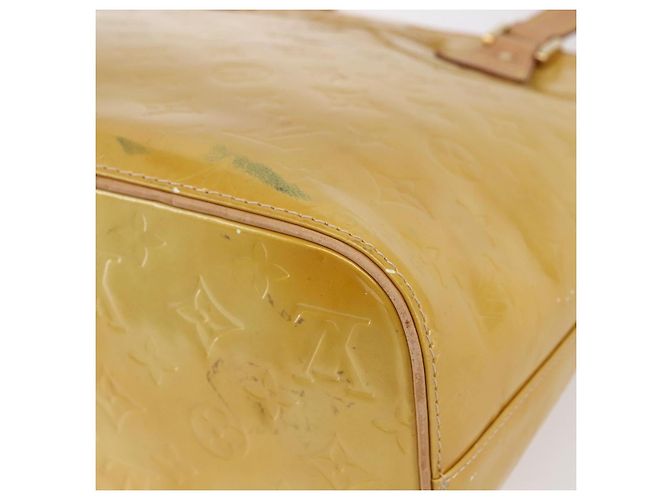 LOUIS VUITTON Monogram Vernis Houston Hand Bag Beige M91004 LV - Ansicht 15
