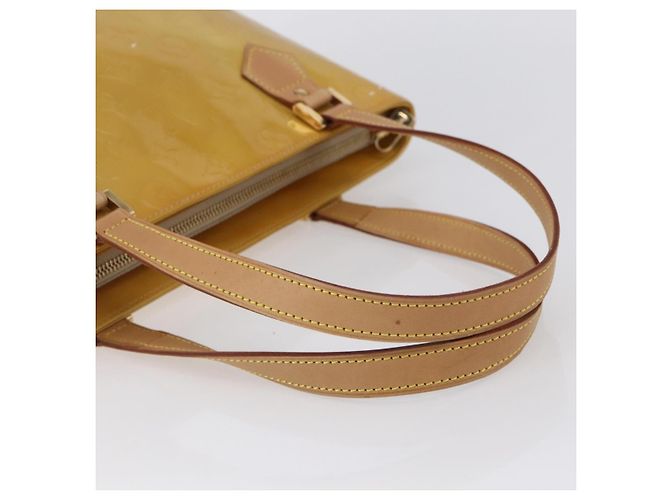 LOUIS VUITTON Monogram Vernis Houston Hand Bag Beige M91004 LV - Ansicht 7