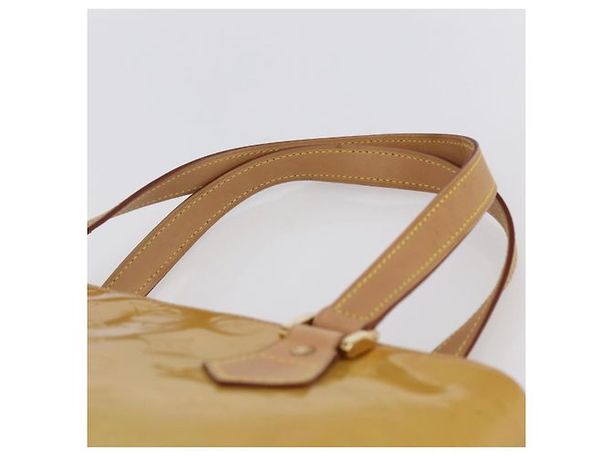 LOUIS VUITTON Monogram Vernis Houston Hand Bag Beige M91004 LV - Ansicht 8