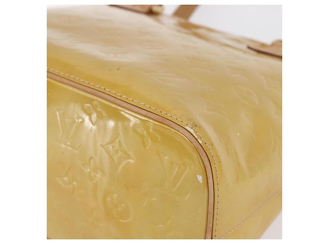 LOUIS VUITTON Monogram Vernis Houston Hand Bag Beige M91004 LV - Ansicht 9
