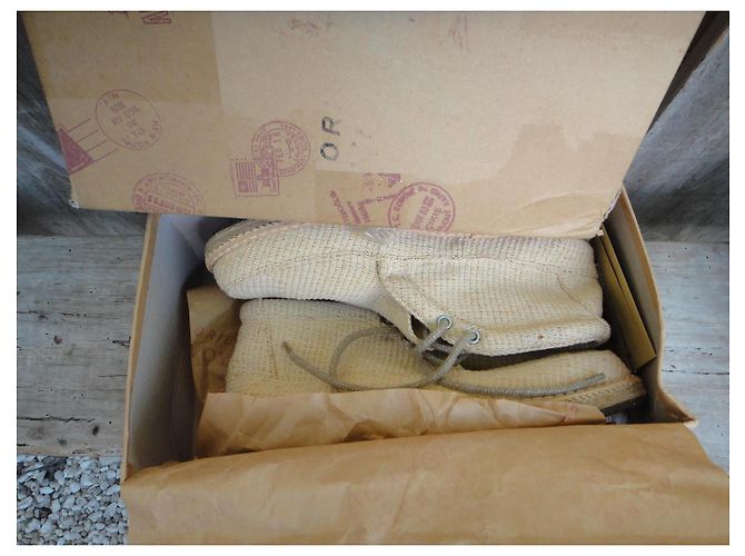 Autre Marque Buttero Oriental Voyage Botines de Lona Beige - vista 6