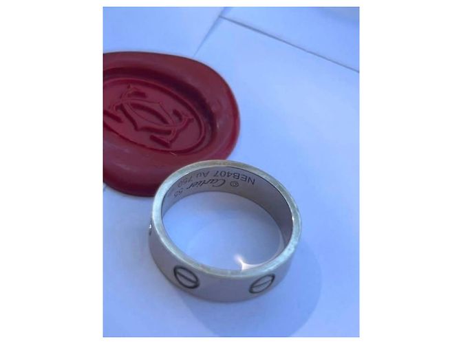 Cartier Love Ring 18K Weißgold Größe 56 - Ansicht 4