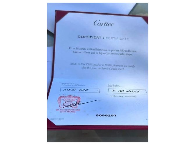 Cartier Love Ring 18K Weißgold Größe 56 - Ansicht 5