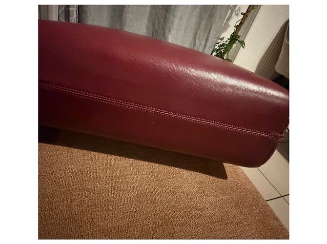 Cartier Bolsa bowling em couro bordô Bordeaux - vista 3