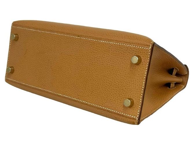 Hermès Bolsa Hermes Kelly 25 Vache Liege Marrom - vista 8