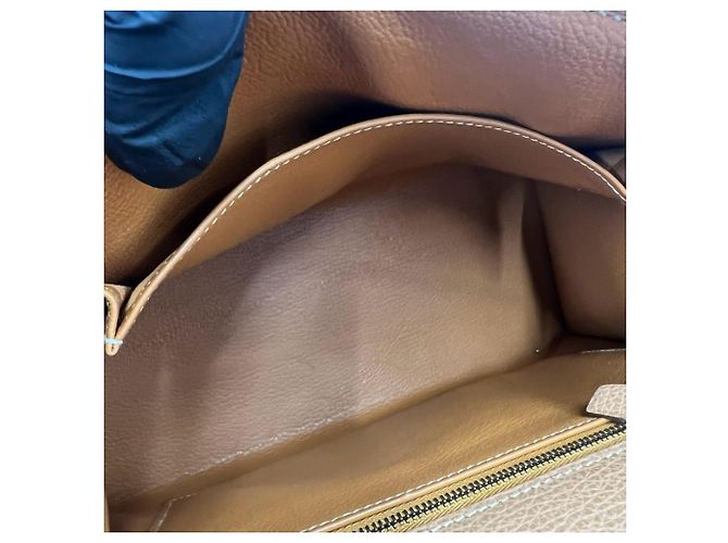 Hermès Bolsa Hermes Kelly 25 Vache Liege Marrom - vista 9