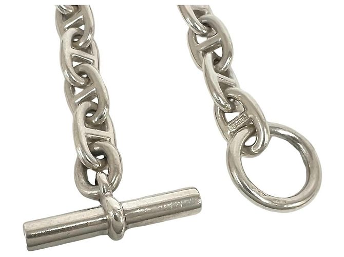 Hermès Pulseira HERMES Chaine d'Ancre MM Prata - vista 4
